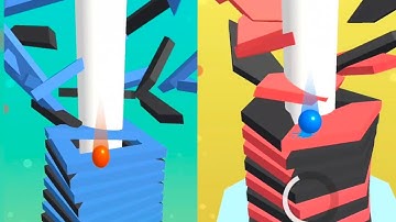 Stack Bounce Gameplay All level - Satisfying & Relaxing Asmr Gameplay  🎮