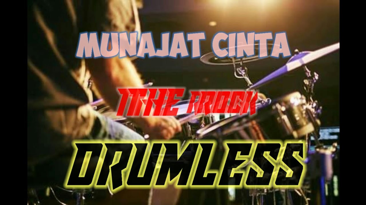 THE ROCK MUNAJAT CINTA DRUMLESS/TANPA DRUM/NO DRUM @SAStudio-wt1hb