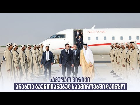 სამუშაო ვიზიტი არაბთა გაერთიანებულ საამიროებში დაიწყო