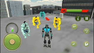 Futuristic Robot Vs City Monster Battle | Robot Superhero Monster Rescue - Android GamePlay screenshot 2