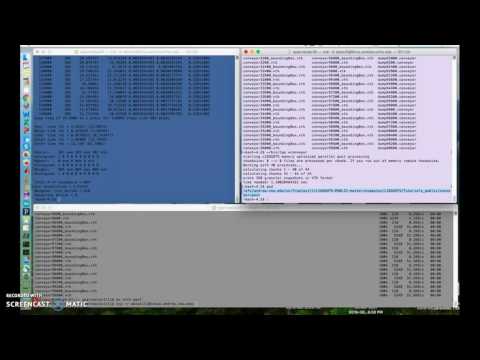 LIGGGHTS DEM Particle Simulation Visualization