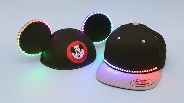 3D Hangouts – BLE NeoPixel Hats and Mickey Ears