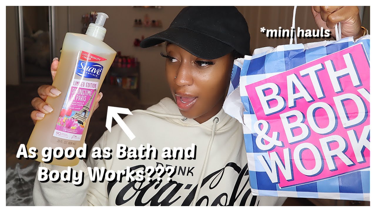 Bath and Body Works SAS Haul + New (TO ME!!) Suave Shower gels| Fragrances as good as B&BW??