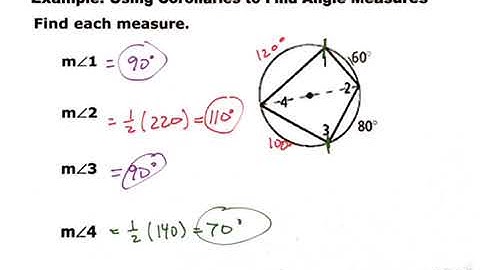 Geometry 12.3 Inscribed Angles Lesson Video