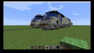 amtrak p40-dc phase 5 / VI   Minecraft Tutorial