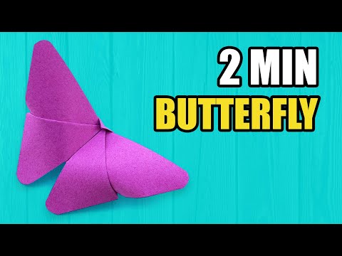 The 2 Minute Origami Butterfly To Make Right Now! - creative jewish mom