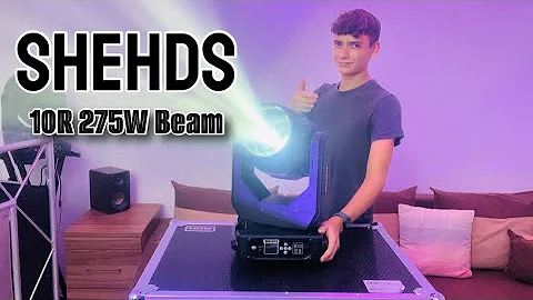 SHEHDS 10R Moving Head Unboxing&Review (Affordable Yet Powerful!)