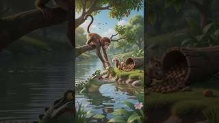 The Power of Hard Work#AnimalStory #MonkeyStory #CrocodileStory #SquirrelStory #HardWork