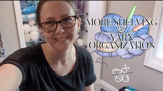 More Shelving & Yarn Organization
