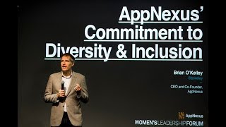 AppNexus’ Commitment to Diversity & Inclusion I Brian O'Kelley
