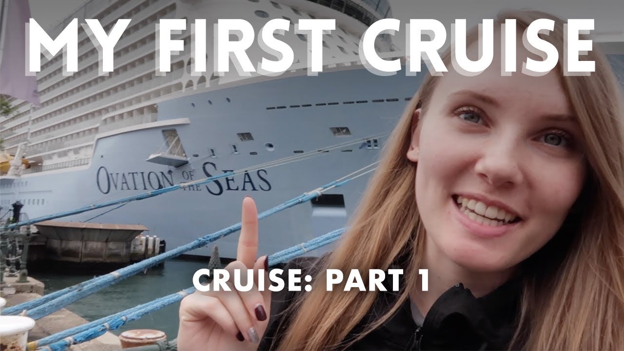Boarding the Ovation of the Seas // MY FIRST CRUISE! - YouTube