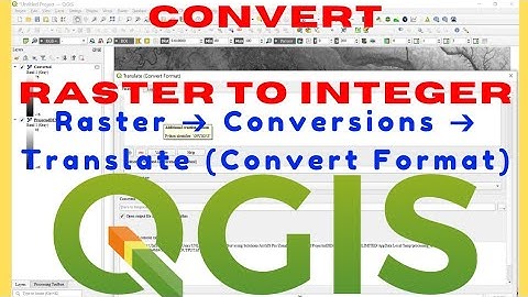 Convert Raster to Integer in QGIS | How to Convert Raster from Float to Integer in QGIS 2025