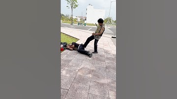 Tên cướp liều lĩnh có vũ khí nóng gặp ngây HS và cái kết buồn @LongGiang95