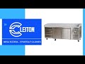 Vídeo: Mesa Pizzera Refrigerada de 2 Puertas y 7 Cajones de 200x80 cm con Superficie de Mármol ®Cleiton