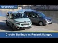 Comparatif statique  - Citroën Berlingo (2018) vs Renault Kangoo : la revanche des ludospaces.