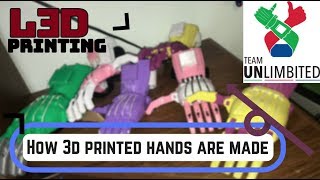 How 3d printed hands are made(+Building Time Lapses)