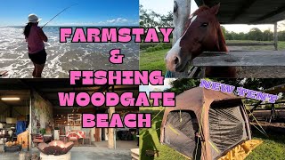 Awesome Beach Fishing At Woodgate - Camping - Farmstay