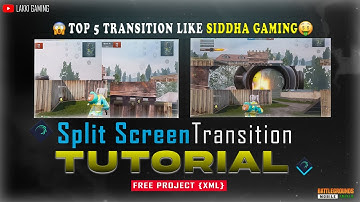 Split Screen Transition in alight motion | alight motion free project  ( XML file )