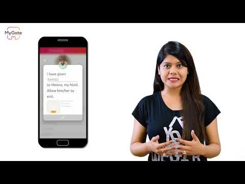 How to give a gatepass on MyGate