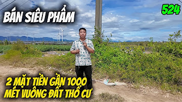 Bán siêu phẩm 2 mặt tiền gần 1000 mét vuông đất thổ cư