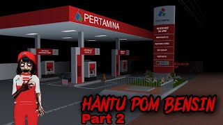 Yuta Dan Mio Bertemu Hantu Di Pom Bensin Pertamina PART 2 || Sakura School Simulator