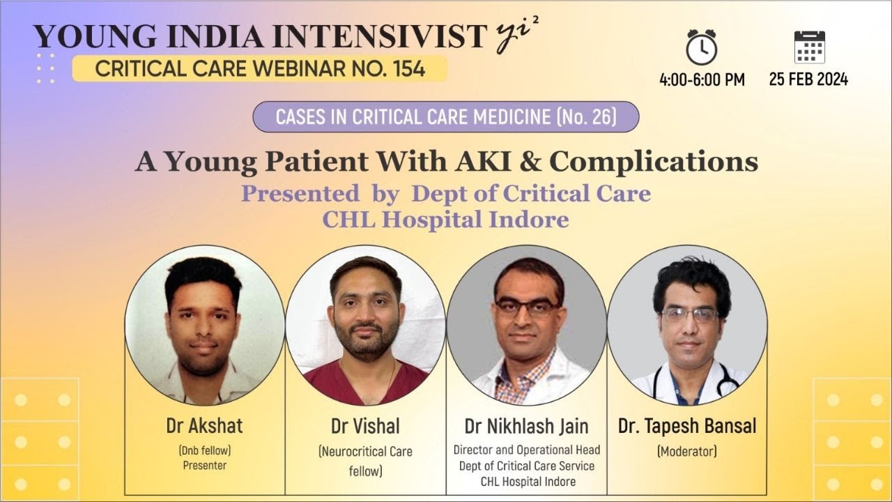 CASES IN CRITICAL CARE :(NO 26) - AKI ( ACUTE KIDNEY INJURY ) -RHABDOMYOLYSIS