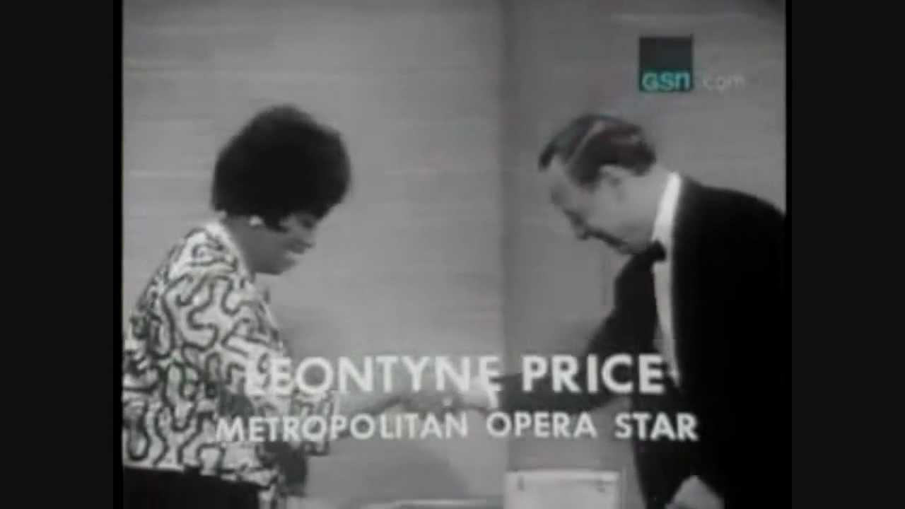 Phyllis Newman on "What's My Line?" - Mystery Guest Leontyne Price