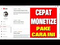 Cara Cepat Peninjauan Monetisasi YouTube terbaru (Kurang Dari Sehari)