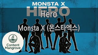 Monsta X - Hero (Instrumental Track) (colored lyrics) (K-Pop) (Kpop Karaoke) (KPop Star)