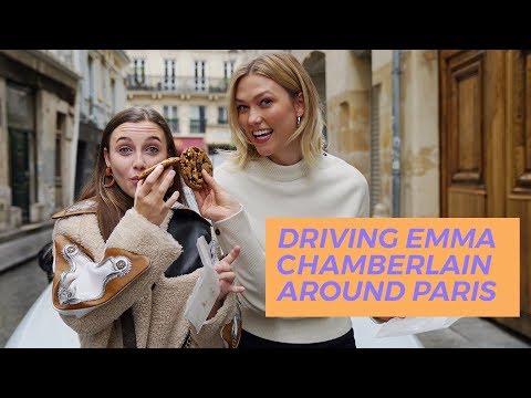 Driving Emma Chamberlain Around Paris | Karlie Kloss