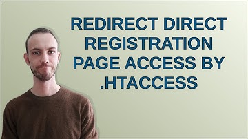 Joomla: Redirect direct registration page access by .htaccess