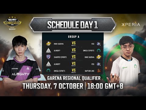 CODM World Championship 2021 Presented by Sony Garena Regional Qualifier - Group Stage Day 1