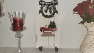 Dollar tree diy Christmas Sleigh / Trineo navideño 🎄❤