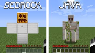 Java vs Bedrock