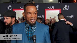 King Richard Premiere - Afi Fest - Will Smith, Venus Williams, Serena Williams