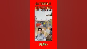 AK TRIPLE HEADSHOT!!  #cs2 #counterstrike #counterstrike2  #gaming #cs2clutch #cs2clips #cs2moments