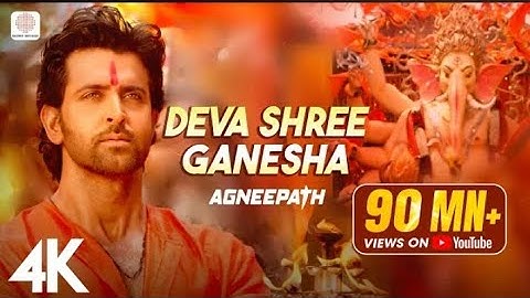 Deva Shree Ganesha- Official 4K Video | Agneepath | Priyanka Chopra | Hrithik Roshan | Ganpati Song
