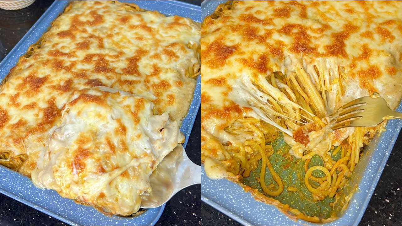 هادي كنسميها غير فكاكت لوحايل 💪 كراتان سباغيتي بالبشاميل بطريقة ساهلة ولذيذة جداً