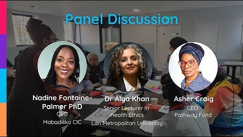 Panel Discussion – Tokenism vs True Participation | Nuff Sed