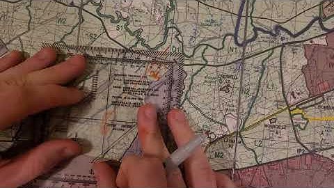 How to find grid azimuth