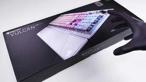 Roccat VULCAN 122 AIMO Gaming Keyboard - UNBOXING ASMR [ NO TALKING ]
