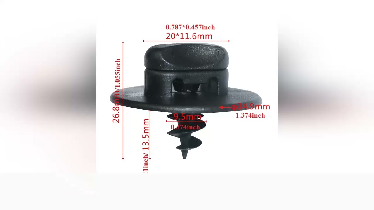 Floor Mat Fixing Clips For VW Audi Seat Skoda Screw Oval Hole Turn Twist Lock Grip Buckle buckle cli