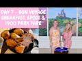 Florida Vlog | 2019 | Day 7 | Bon Voyage Breakfast | Epcot | 1900 Park Fare