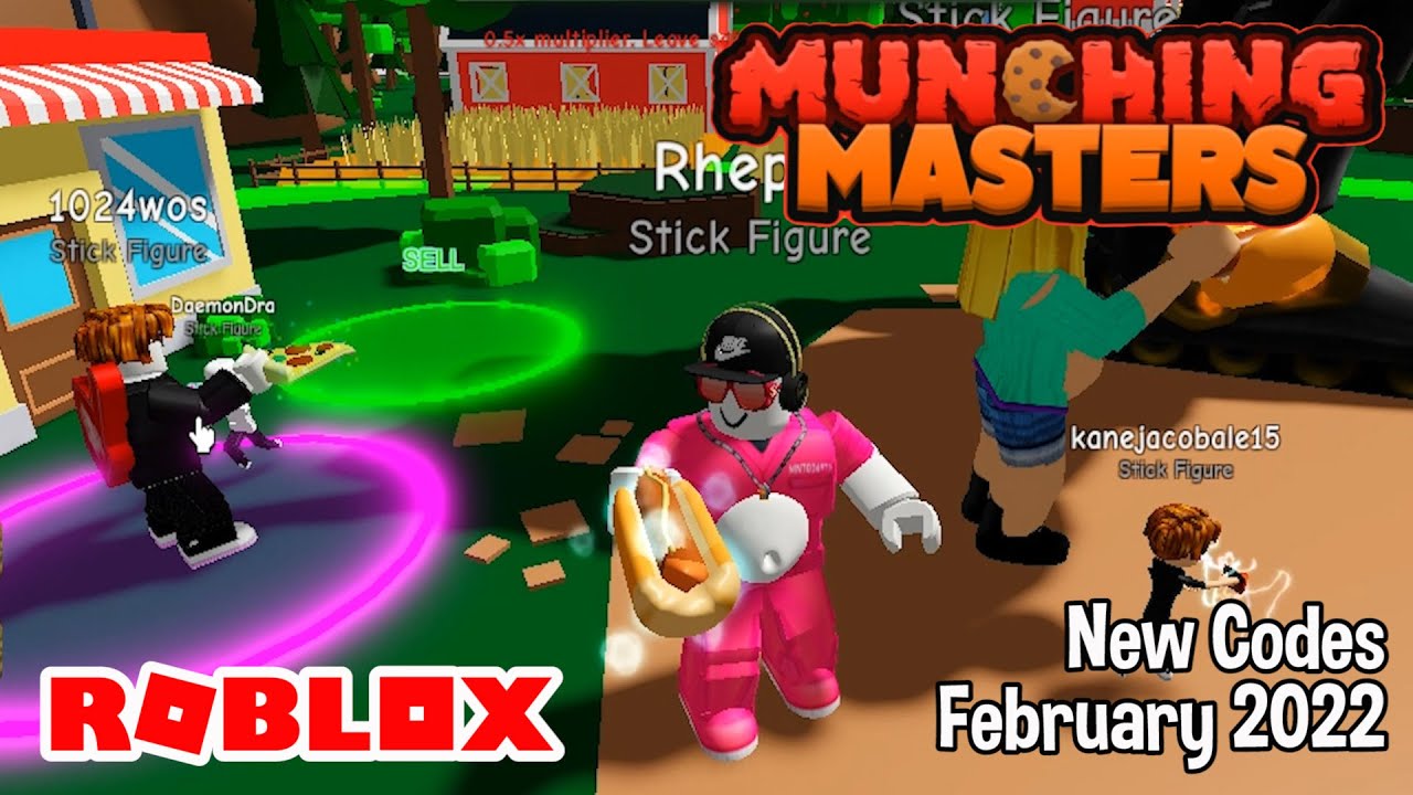 Munching Masters Codes - Roblox - December 2023 