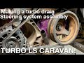 Steering system/tie rod adjustment, fabbing a turbo drain