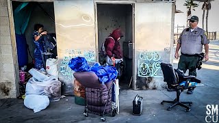 Weekly Restroom Encampment Clean-up in Venice