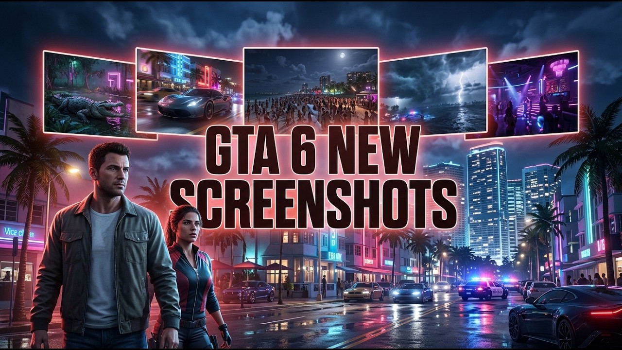 Video thumbnail for GTA 6 NEW SCREENSHOTS REVEALED! Game Informer Cover Story & Rockstar Details