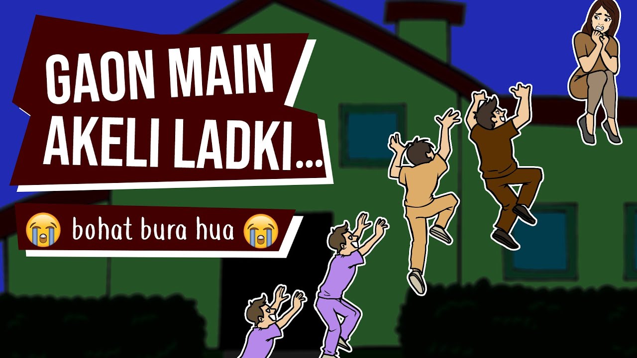 Gaon Main Akeli Larki | Urdu Hindi Horror Story | Animated Kahani - YouTube