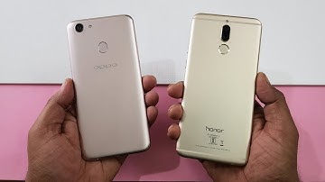 Oppo F5 vs Honor 9i SPEEDTEST | COMPARISON !!