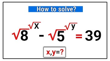 Math Olympiad | A Nice Algebra Problem | Find x and y